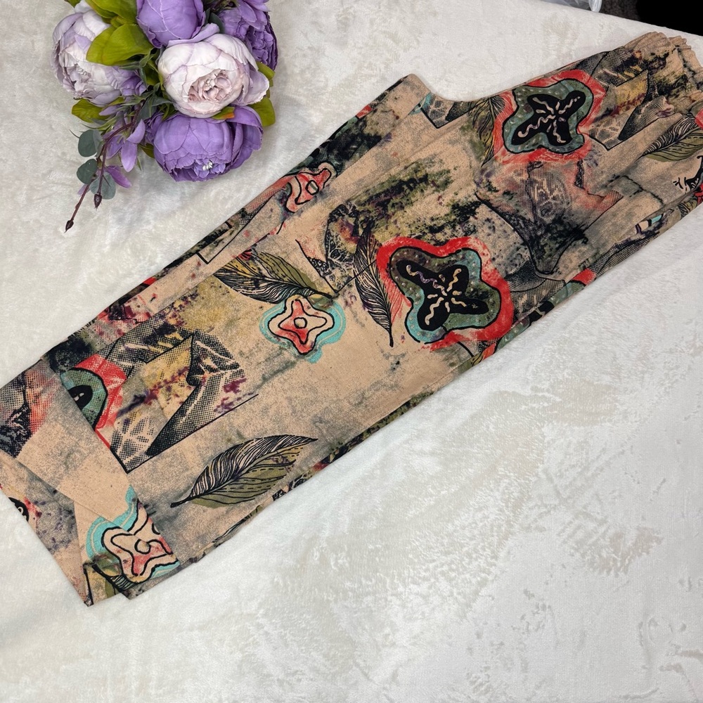 Boutique Abstract Patterned Pants - image 8